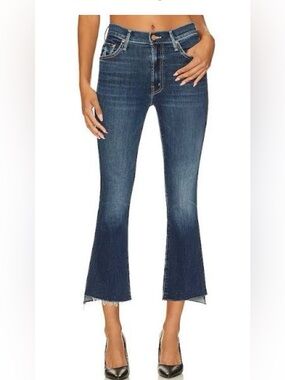 Mother Jeans The Insider Crop distressed Size 26 Step Chew Dancing on Coals